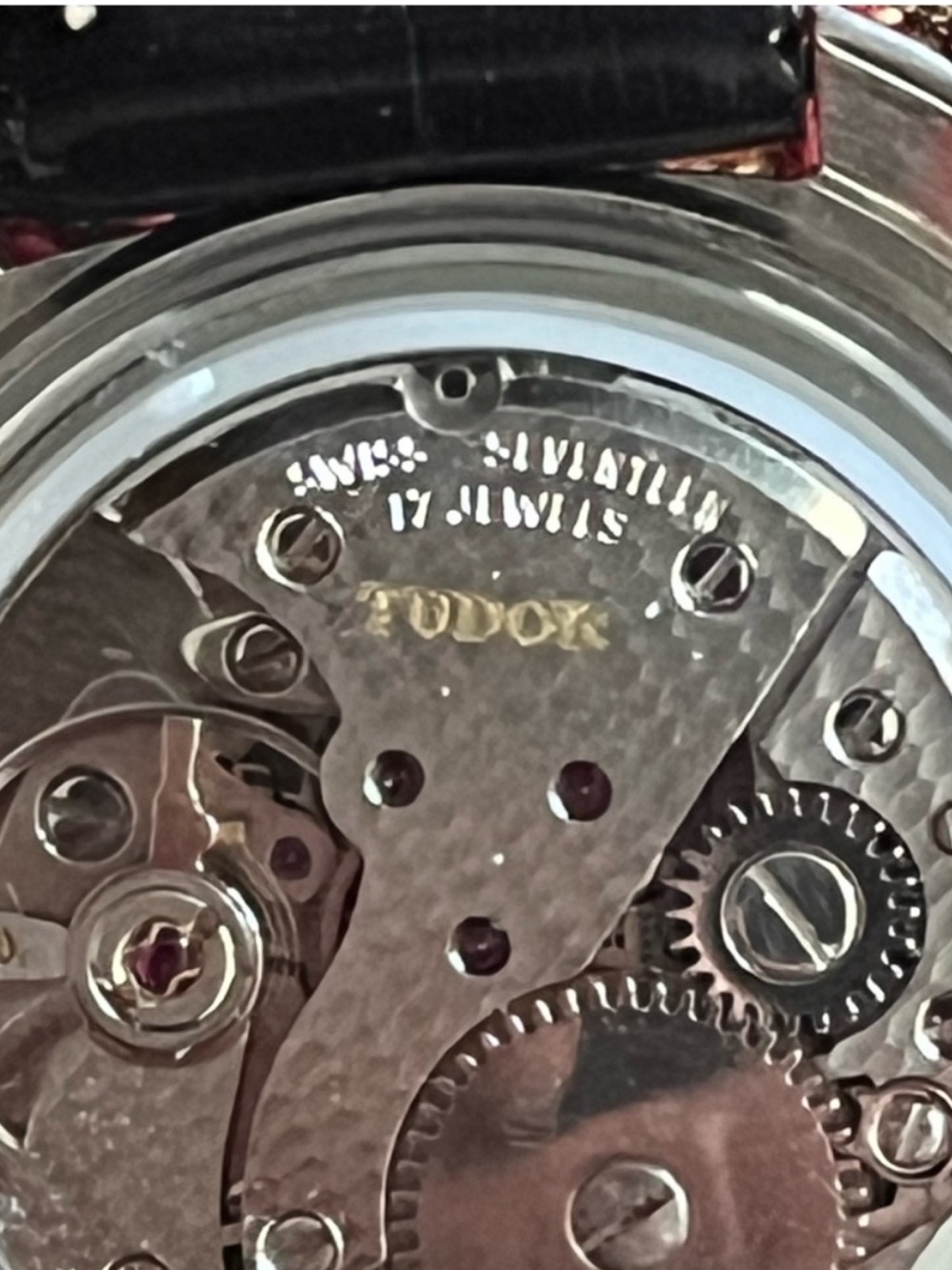 Tudor Silver Mechanical Watch Movement - Silver